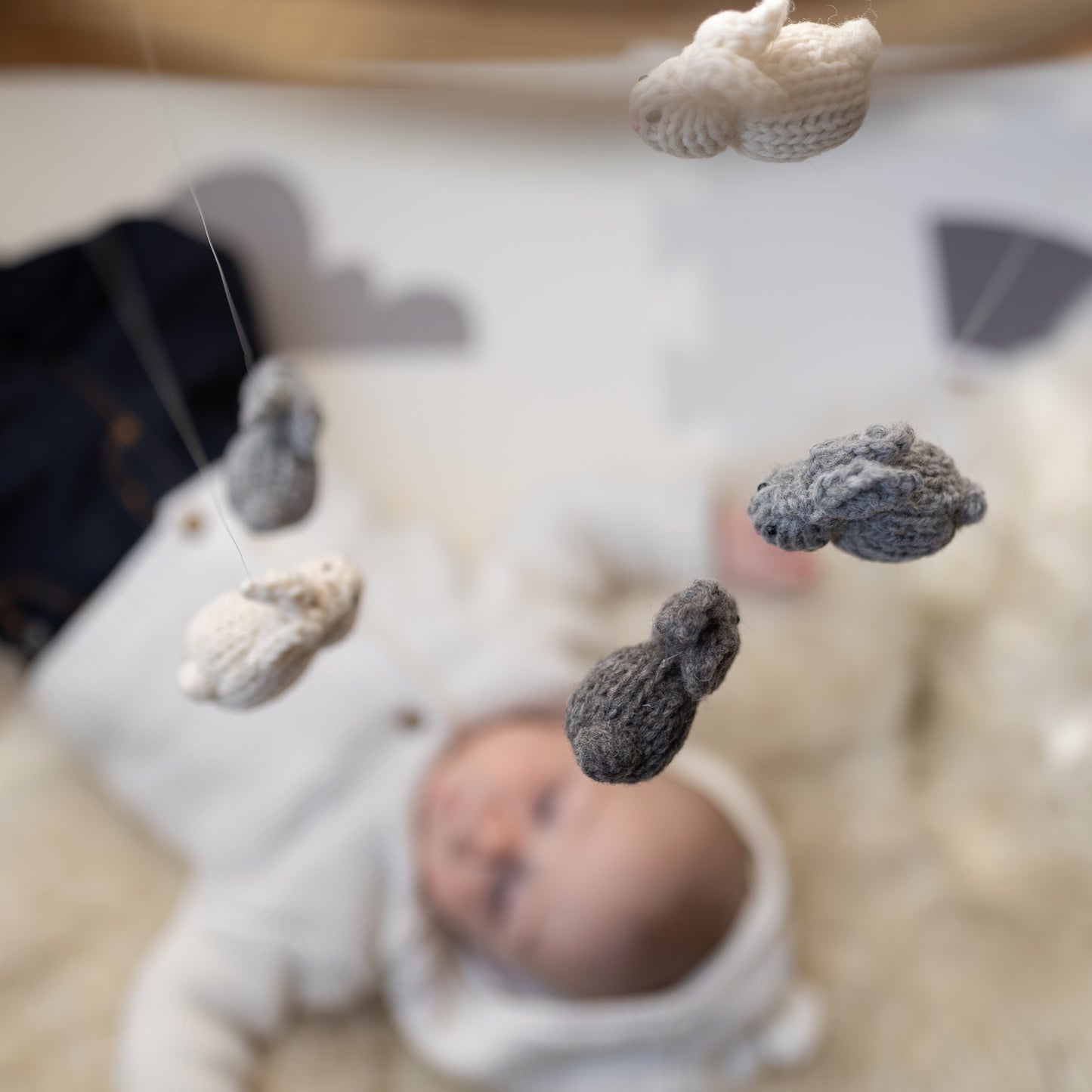 Mobile petits lapins