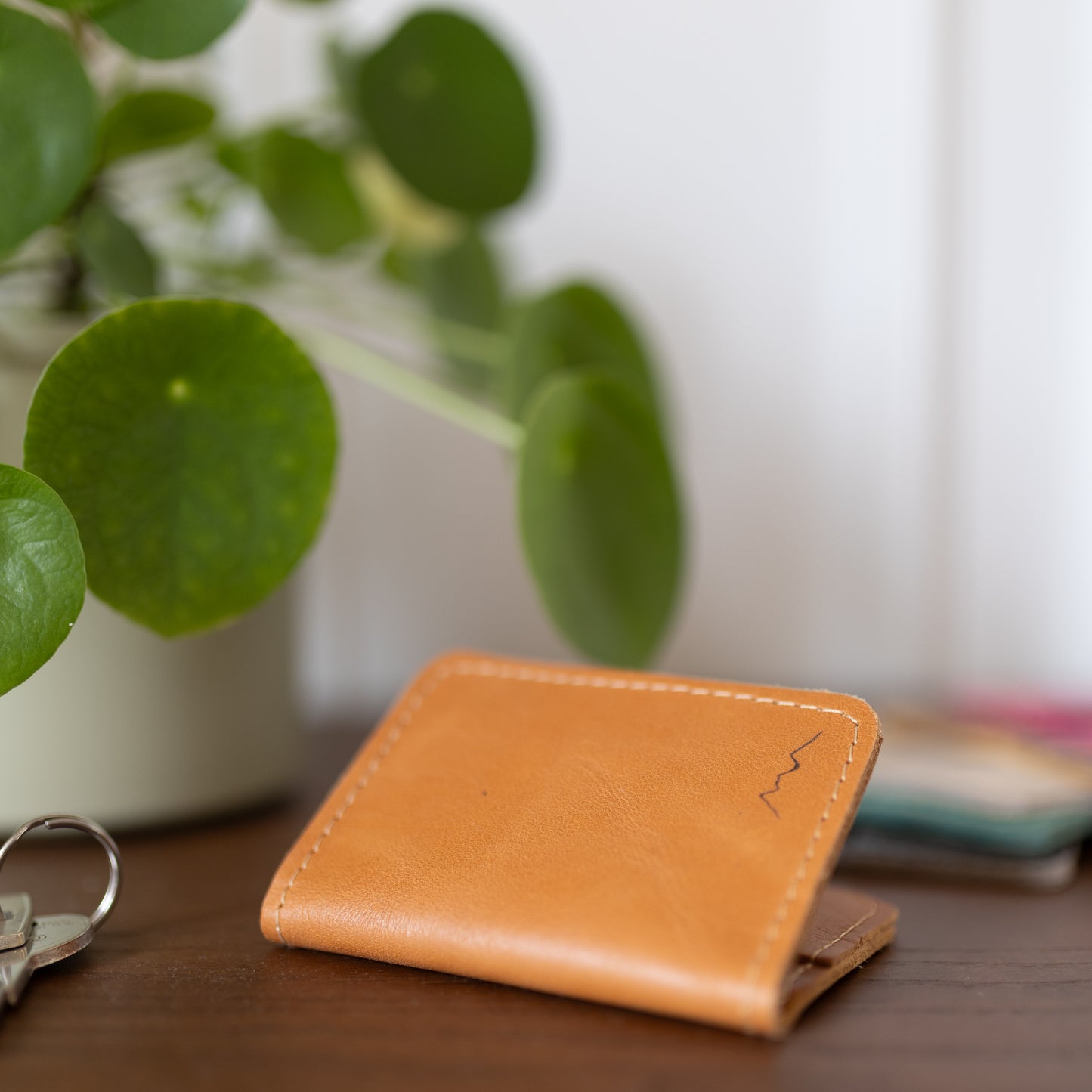 Porte carte en cuir