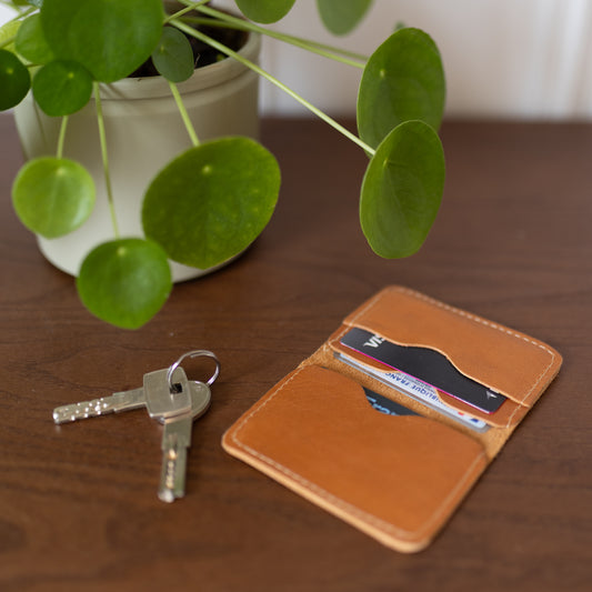Porte carte en cuir
