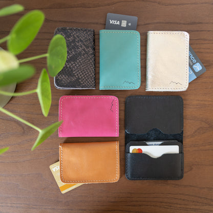 Porte carte en cuir