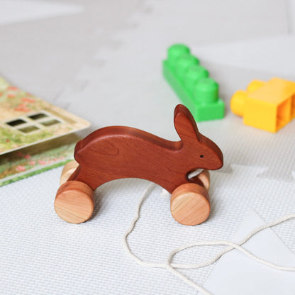Petit lapin à roulettes