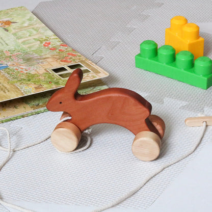 Petit lapin à roulettes